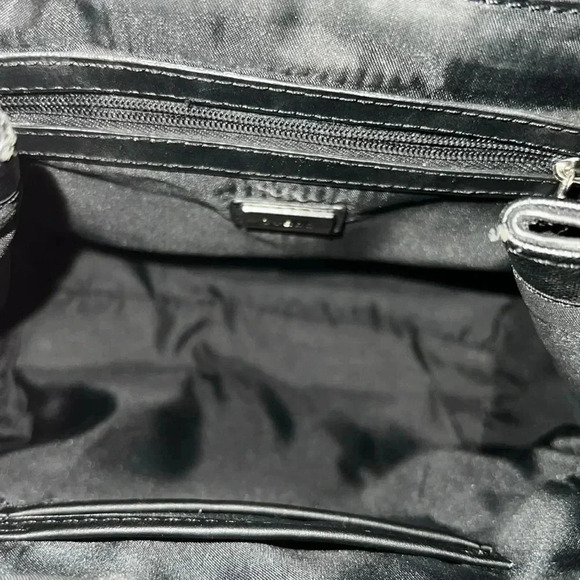 GUESS Los Angeles Unisex Black Vegan Small Silver Tone Hardware main image 16